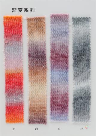 3.3支渐变喷毛纱