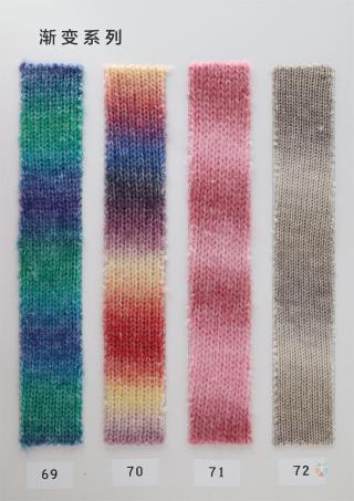 3.3支渐变喷毛纱