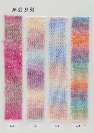 3.3支渐变喷毛纱