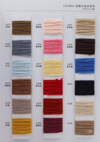 1/2.5Nm 全腈大肚冰岛毛