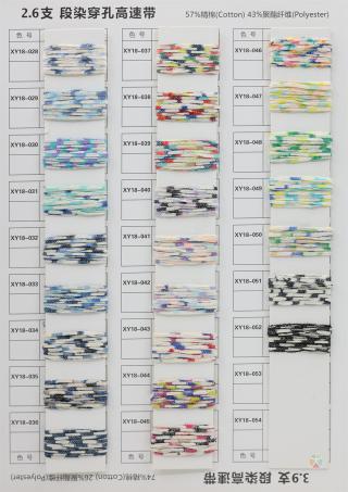 2.6支段染穿孔高速带