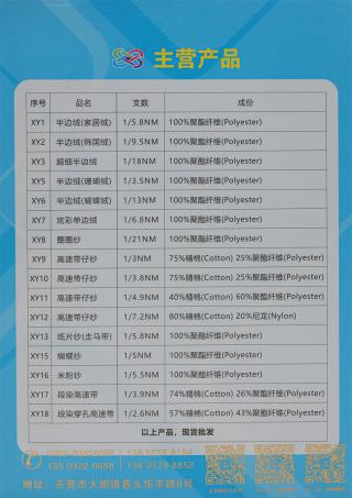 3.5支不掉毛家居绒（单边绒）
