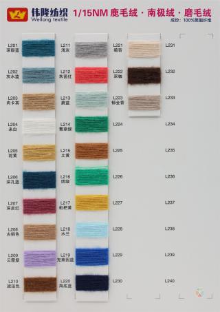 1/15NM 鹿毛绒·南极绒·磨毛绒