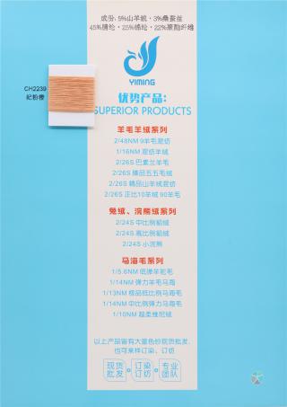 2/45NM 2/60NM 色纺生态丝绒