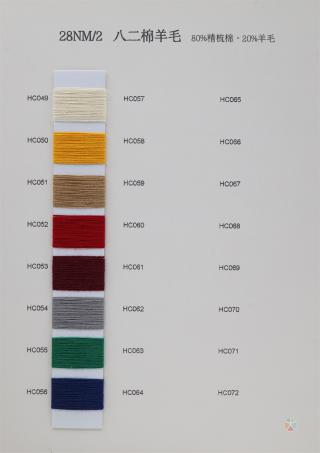 28NM/2 八二棉羊毛