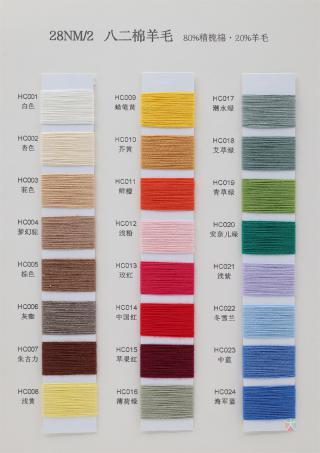 28NM/2 八二棉羊毛
