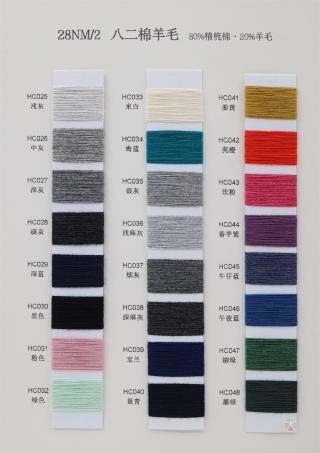 28NM/2 八二棉羊毛