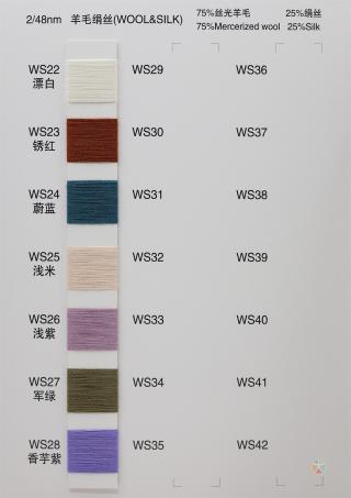 2/48NM 羊毛绢丝系列