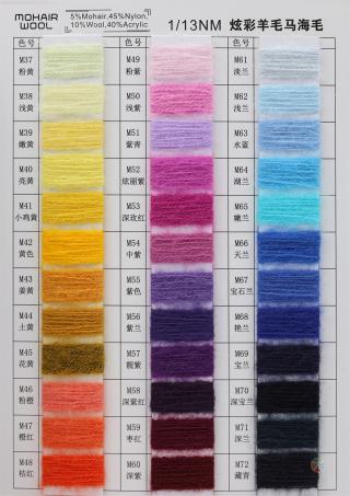 1/13NM 炫彩羊毛马海毛