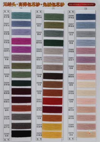 无结头·高弹包芯纱·兔绒包芯纱