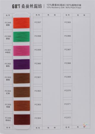 68NM/2 桑蚕丝混纺