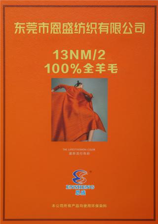 13NM/2 100%羊毛
