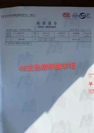 2/48NM 色纺纤绒羊毛