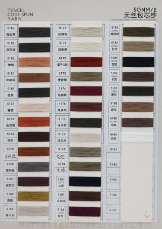50NM/2 TENCEL CORE-SPUN YARN 50NM/2 天丝包芯纱（丝光）