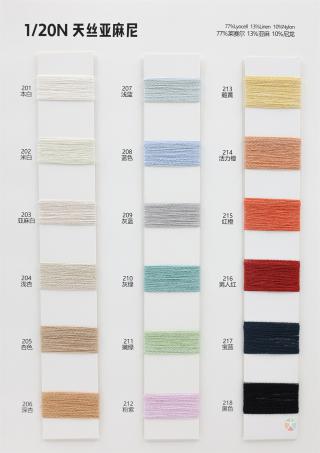 1/20NM 天丝亚麻尼