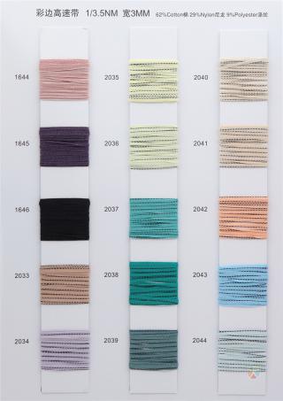 1/3.5NM 彩边高速带 宽3MM