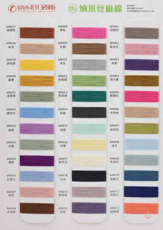 48NM/2 纳米丝麻棉