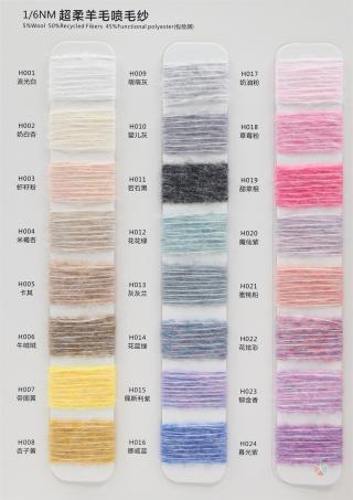 1/6NM 超柔羊毛喷毛纱