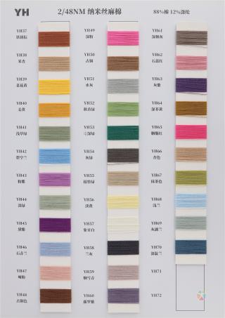 2/48NM 2/58NM 2/80NM 纳米丝麻棉