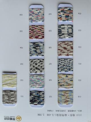 1010 绦彩·扁带段染2.4支 段染扁带纱 段染带子纱