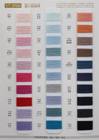 1/7.6NM 进口和纸纱
