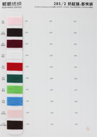 28S/2 抗起球多米绒