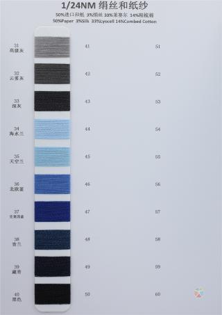 1/24NM 绢丝和纸纱