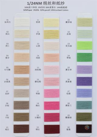 1/24NM 绢丝和纸纱