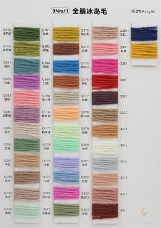 3NM 全晴冰岛毛 段染冰岛毛 羊毛冰岛毛