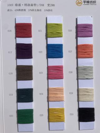1069 绦谧·棉涤扁带纱5支 带子纱