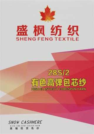 28S/2 有色高弹包芯纱