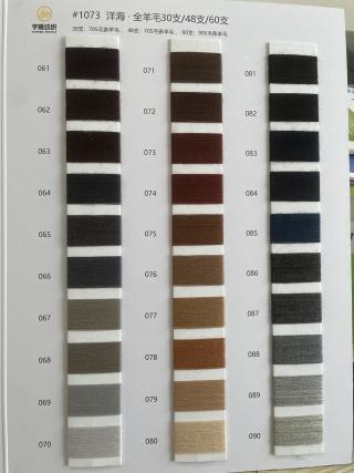 1073 洋海·精纺全羊毛30支 全羊毛48支 全羊毛60支