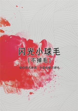 1/2.2NM 闪光小球毛（不掉毛）