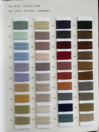 942   洋光·30羊毛混纺纱25支