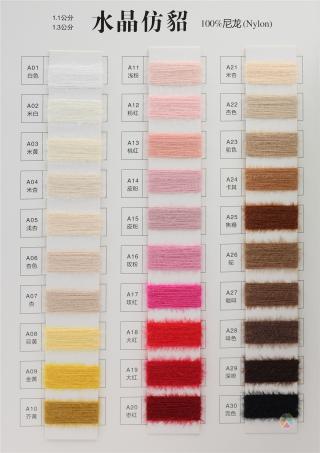 1.1公分 1.3公分 水晶仿貂