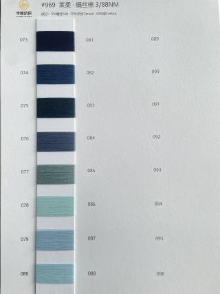 969 莱柔·绢丝棉88支 绢丝棉 蚕丝棉