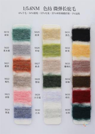 1/5.6NM 色纺 微弹长驼毛