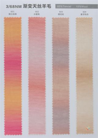 3/68NM 渐变天丝羊毛