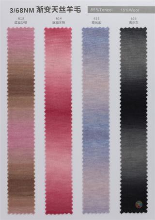 3/68NM 渐变天丝羊毛