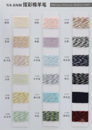 1/4.6NM 炫彩棉羊毛