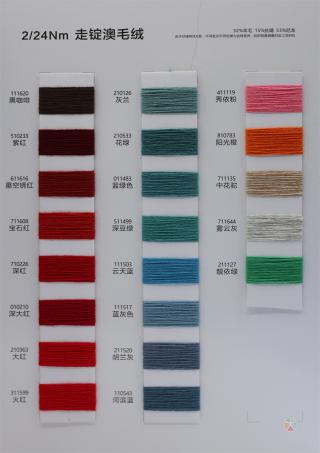2/24NM 走锭澳毛绒