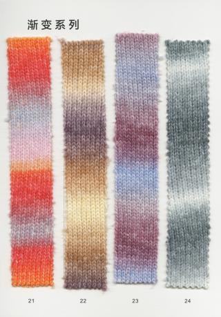 3.3支 渐变喷毛纱