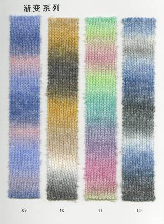 3.3支 渐变喷毛纱