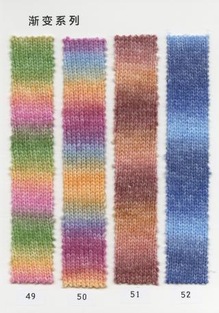 3.3支 渐变喷毛纱