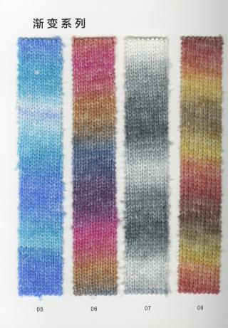 3.3支 渐变喷毛纱