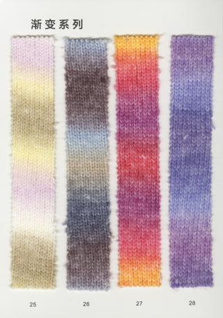 3.3支 渐变喷毛纱