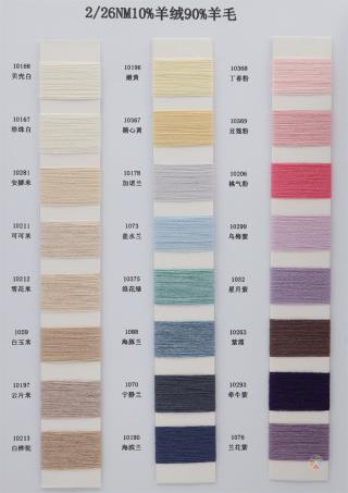 2/26NM 10%羊绒 90%羊毛