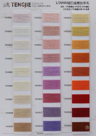 1/26NM 进口金葱丝羊毛