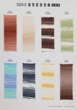 32S/2 渐变段染仿棉（长距离）