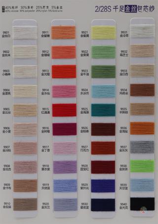 2/28S 进口银丝包芯纱